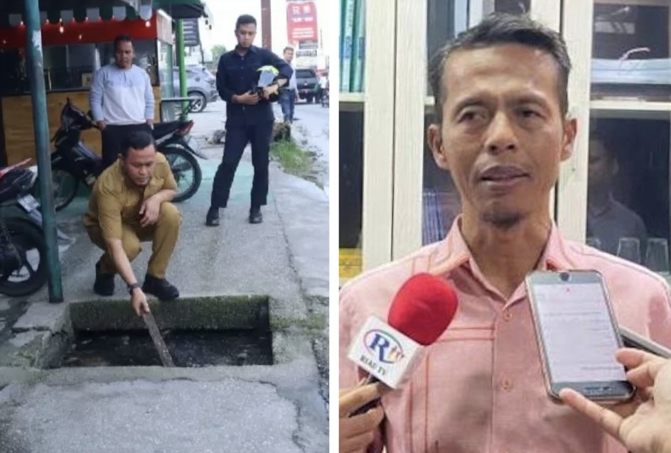 Ketua Komisi IV DPRD Pekanbaru, Rois (kanan) kritik anggaran Rp100 miliar yang disiapkan Pemko (foto/ist)